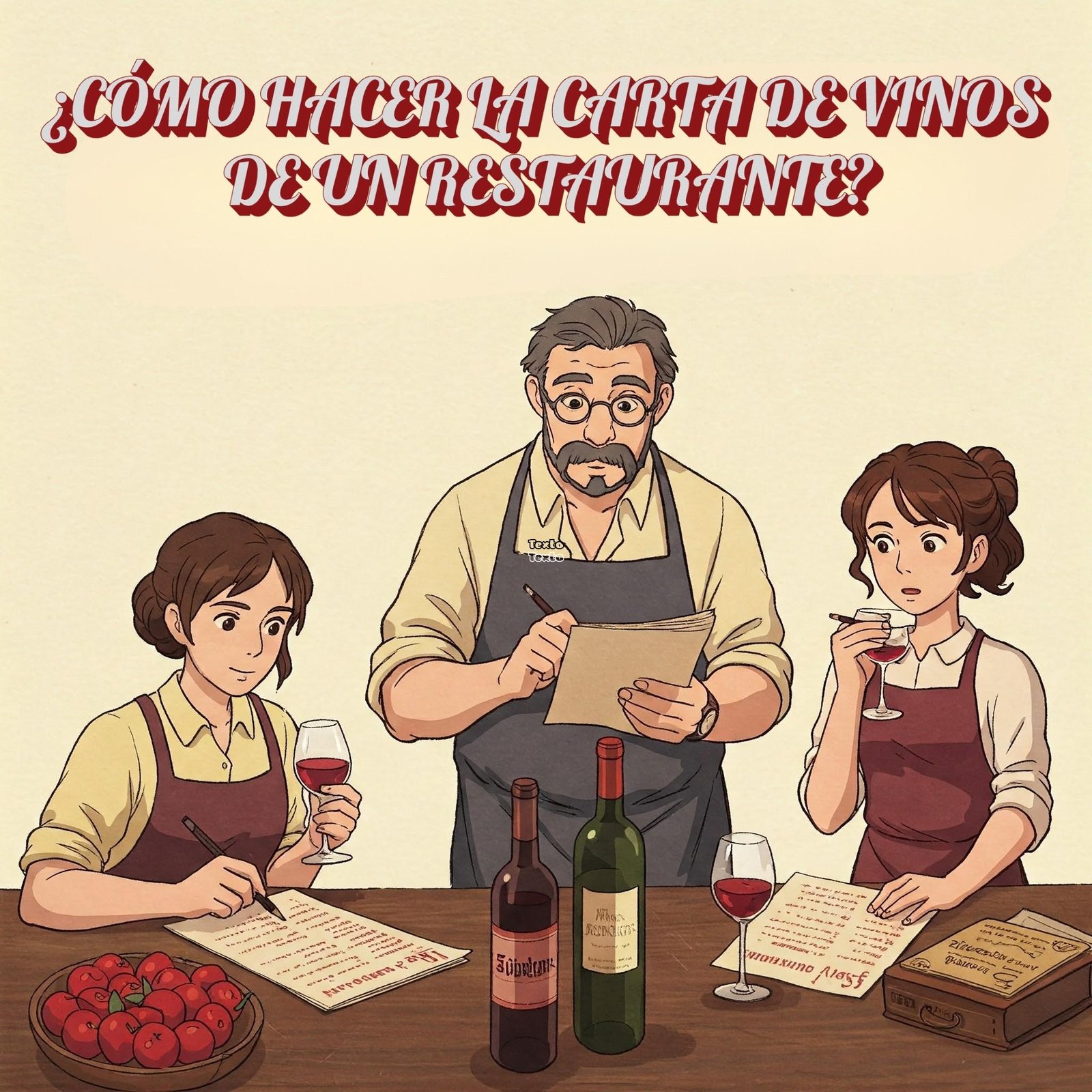 CÓMO HACER LA CARTA DE VINOS PARA UN RESTAURANTE