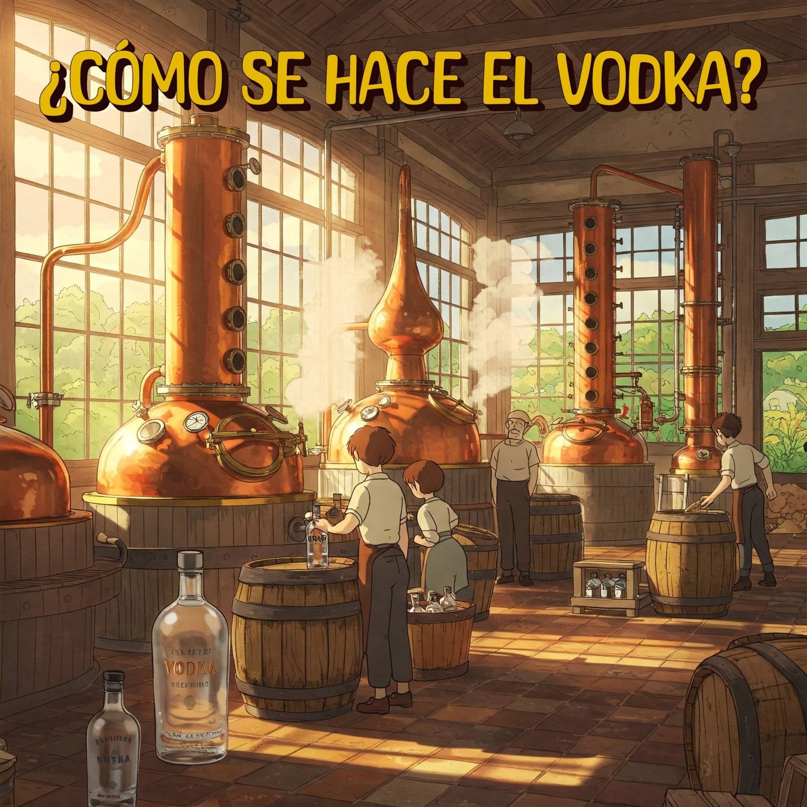 COMO SE ELABORA EL VODKA